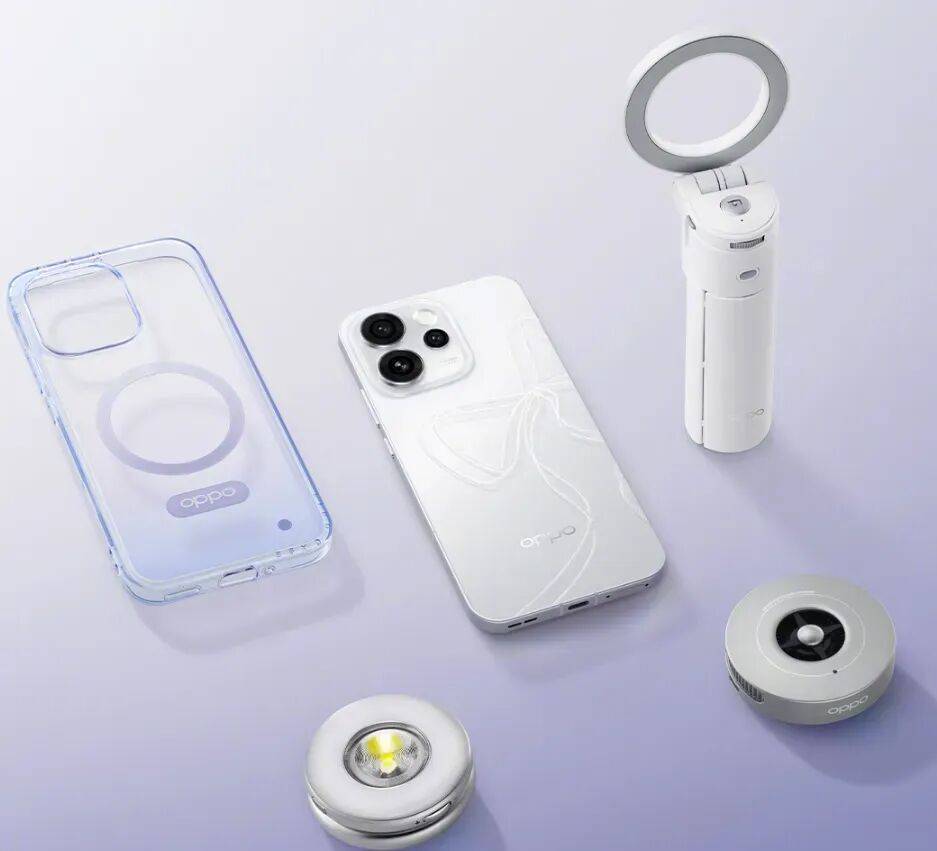 ro直播套装公布：含磁吸支架杆、补光灯等不朽情缘网站OPPO Reno15 P(图3)